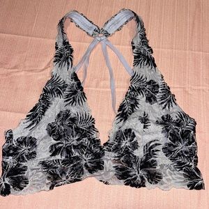 Pink Victoria secret floral bra